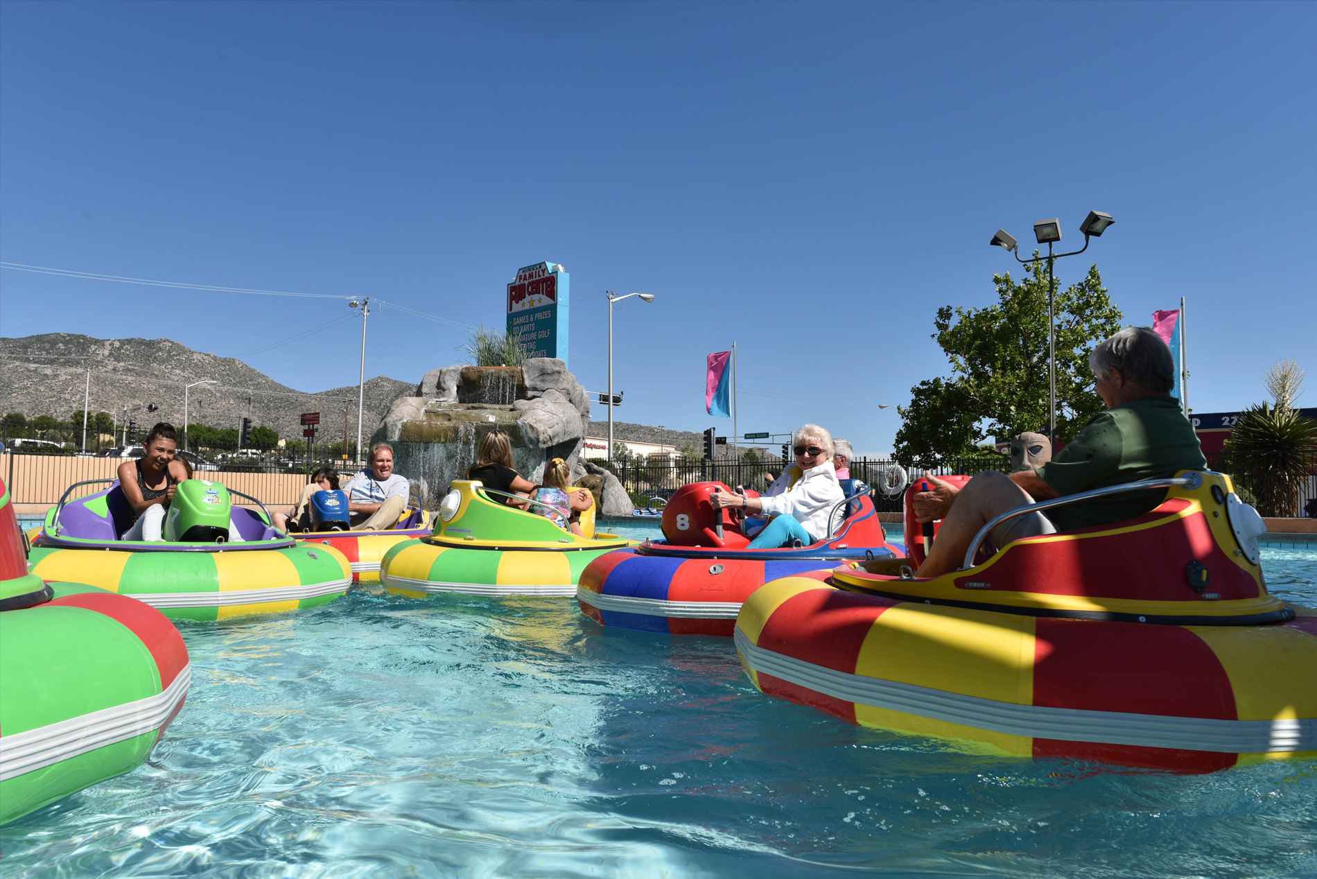 Bumper Boats Attractions Hinkle Family Fun Center Albuquerque, NM
