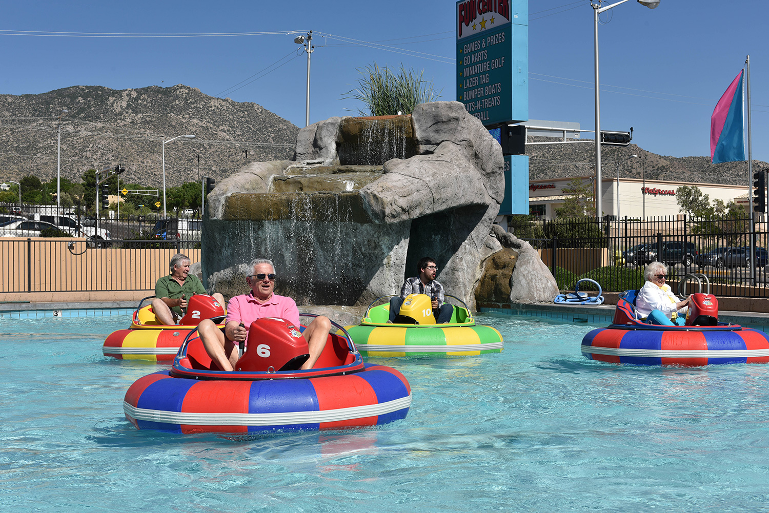 Bumper Boats Attractions Hinkle Family Fun Center Albuquerque, NM