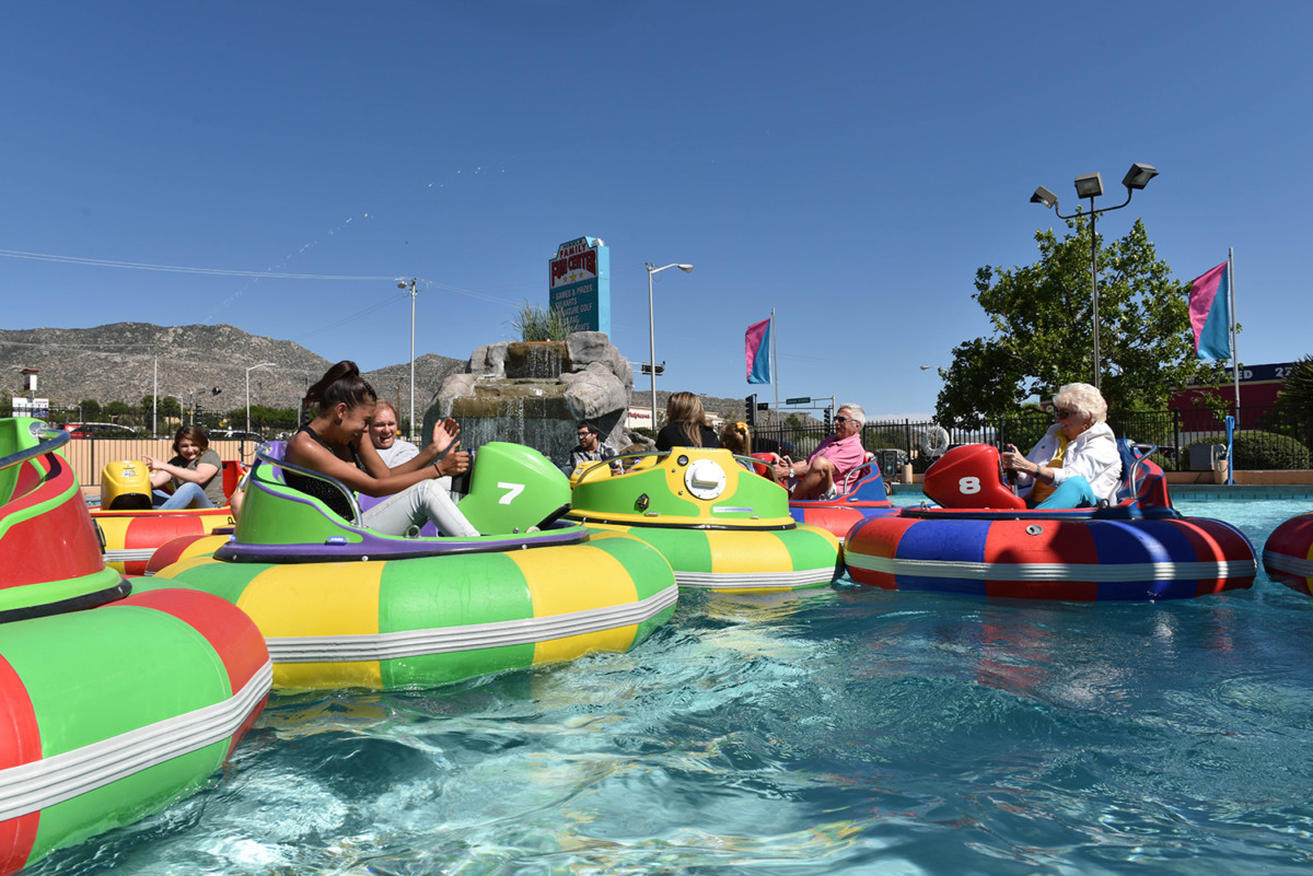 Bumper Boats Attractions Hinkle Family Fun Center Albuquerque, NM